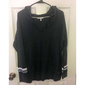Victoria Secret V-Neck Hoodie w/ Angel Details